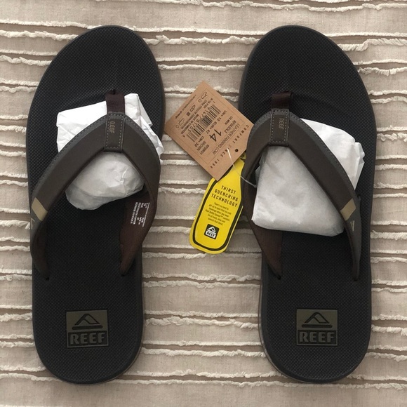 mens reef sandals bottle opener
